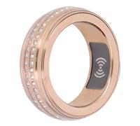 Garosa Intelligente Multifunzionale Tracciatore di Passi Indossabile Rilevamento Automatico Intelligente con Conteggio dei Passi Modalità Sportiva Monitoraggio (Oro [diametro interno