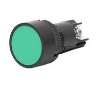Garosa Interruttore a Pulsante Interruttore di Reset in Plastica Confezione da 10 22mm XB2 Testa Piatta Verde 1NO 10A 2500V Tensione di Tenuta per Circuiti di Commutazione Pannelli di Controllo
