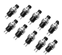Garosa Interruttore a Pulsante PBS-110, Metallo Plastica, Interruttore di Ripristino Automatico per Controllo Elettromagnetico, Intervallo di Temperature Elevate da -13 °F a 185 °F