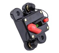 Garosa Interruttore Automatico 12V 80A, Interruttore a Pulsante con Fusibile Ripristinabile per Protezione Elettrica per Autoradio e Barche Marine (80A)