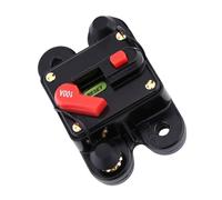 Garosa Interruttore Automatico 12V 80A, Interruttore a Pulsante con Fusibile Ripristinabile per Protezione Elettrica per Autoradio e Barche Marine (100A)