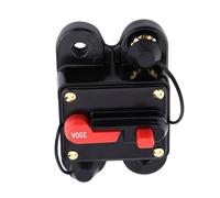 Garosa Interruttore Automatico 12V 80A, Interruttore a Pulsante con Fusibile Ripristinabile per Protezione Elettrica per Autoradio e Barche Marine (200A)