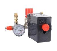 Garosa Interruttore della Valvola a Pressione a Doppia Uscita 125 Psi, Interruttore di Pressione Intelligente con Valvole di Regolazione, Facile Installare per Varie Esigenze