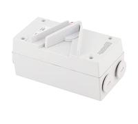 Garosa Interruttore di Isolamento Impermeabile, Interruttore di Isolamento Resistente Alle Intemperie PA66 Ignifugo 4P 20A AC440V, Controllo Manuale dell'alimentazione Esterna Antipolvere per
