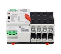 Garosa Interruttore di Trasferimento Automatico a Doppia Potenza Selettore Elettrico Shell PC 4P 32A AC 400V Funzionamento Automatico e Manuale per il Controllo della Potenza Industriale della (32A)