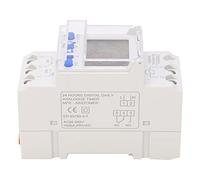 Garosa Interruttore Timer Digitale, Timer Interruttore Programmabile in ABS con LCD Retroilluminato, da 85 A 265 V 16 A, 96 Programmi on Off, Controllo da 24 Ore A 168 Ore per Pompa da Officina