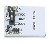 Garosa Interruttore Touch Capacitivo, Usura Meccanica, Interruttore Touch, Design Personalizzabile, Tocco Sensibile per il Controllo del relè (rosso)