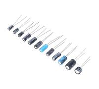 Garosa Kit Condensatore Elettrolitico 120 Pezzi, Materiale in Alluminio, 12 0,22-470 UF per Progetti di Elettronica Fai-da-te