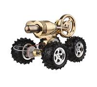 Garosa Kit Motore Stirling, Modello Educativo Fai-te in Metallo con Design a per Progetti Scolastici, Generatore Fisico per Bambini e Adulti (tipo 1)