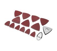 Garosa Kit Platorello Oscillante per Utensili, Materiale ABS, Include 100 Fogli di Carta Vetrata, Ideale per Levigatrice Triangolare e attività di Smerigliatura