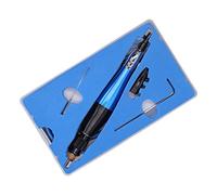 Garosa Kit Smerigliatrice Micro Ad Aria Strumento per Incisione Pneumatica Penna per Smerigliatura Ad Ultrasuoni con Corpo in Lega di Alluminio ABS per Marcatura di Intaglio del Legno,