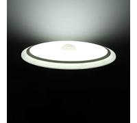 Garosa Lampada con Sensore a Infrarossi da 15 W, Lampadina LED E27 con Rilevamento del Movimento per Uso Interno, AC85-265V, Lunga Durata, Luce Bianca 6500K