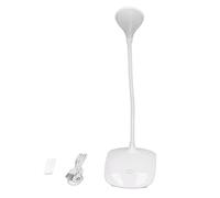 Garosa Lampada da lettura LED con controllo touch, lampada da tavolo ricaricabile USB, 3 modalità di illuminazione, flessibile a 360°, per scrivania, camera da letto, dormitorio, ideale per bambini