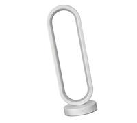 Garosa Lampada da Scrivania Moderna a LED, Lampada da Tavolo Ovale Alimentata Tramite USB, Luce Morbida Dimmerabile per la Cura degli Occhi per Camera da Letto e Ufficio (Luce calda dimmerabile)