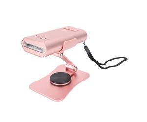 Garosa Lampada per Extension per Capelli, Lampada per Extension a LED in Lega di Alluminio, Polimerizzazione Rapida 5 Secondi con Batteria da 3000 MAh per Uso Domestico e in Salone (Stile 2 (105x52