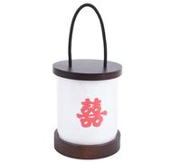 Garosa Lampada Portatile, Lampada da Tavolo Ricaricabile a Batteria Ricaricabile con Dignaggio a 3 Colori per la Sala da (Carattere cinese della doppia felicità)