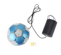 Garosa Lampadario a Sospensione da Calcio a LED a Luce Calda da 100 a 265 V, Montaggio a Soffitto Cablato, Design a Forma di Calcio, Lampadario da Comodino per Camera da Letto (BLUE)