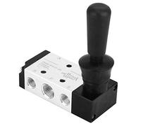 Garosa Leva di Comando Manuale in Lega di Alluminio con Valvola Pneumatica a 2 Posizioni a 5 Vie per Sistemi Pneumatici Industriali 4H210-08