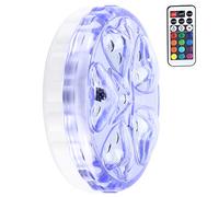 Garosa Luce Subacquea a LED 16RGB con Telecomando IP68 Sommergibile 13 Colori 4 modalità per la Decorazione del Paesaggio dell'acquario dello Stagno della Piscina