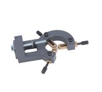 Garosa Lunetta Fissa per Mini Tornio, Supporto Centrale in Metallo per Torni 8x16 210x400 210x750, Stabilizzatore a 3 Punti per Tornitura di Precisione Senza Vibrazioni su Pezzi Lunghi