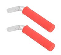 Garosa Maniglia per Portiera Auto, Lega di Alluminio 2 Pezzi con Impugnatura in Silicone Antiscivolo, Maniglie Ergonomiche per Auto per Anziani e Portatori di Handicap, Universale per la Maggior