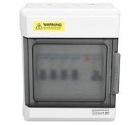 Garosa Mini Interruttore Automatico Perdite ABS unità Consumatore 63A 30mA RCD Fusibile a 4 Vie IP66 230V per Casa, Garage, Officina, Distribuzione di Energia e Protezione Dalle Perdite
