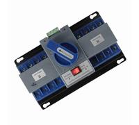 Garosa Mini Interruttore di Trasferimento Automatico 63A 4P Doppia Alimentazione, Interruttore Generatore in modalità Manuale e Automatica in Plastica per Edifici per Uffici Domestici, Protezione