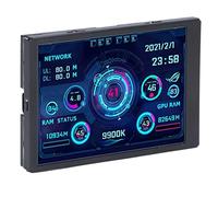 Garosa Mini Schermo USB Display 3,5 Pollici Interfaccia IPS Tipo C V2 Schermo Grande con Risoluzione 320x480, Plug and Play per Custodia AIDA64 Itx (versione premium)