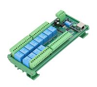 Garosa Modulo di Commutazione relè 12 DIO Ethernet RTU IP Controller di Rete Scheda di Espansione PLC 24 V con 12 Ingressi Otticamente Isolati per la Connessione Parallela di un