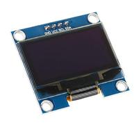 Garosa Modulo Display OLED, Modulo Display 1,3 Pollici 128x64 BlueText Color IIC I2C Comunica Strato Elettroluminescente Rapporto di Contrasto Elevato Veloce, Controlli