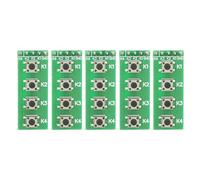 Garosa Modulo Tastiera a 4 Tasti Modulo Tasti a 4 Pulsanti Interruttore a Pulsante a con Catodo Comune Pin da 2,54 Mm per Breadboard AVR ARM FPGA CPLD