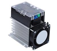 Garosa Motore di Avvio Soft-motor Contror SSR-20WA-R1 1KW per 220VAC 220VAC 220VAC a 220 VAC con Ora di Inizio Regolabile 0-30 e Tensione (Modulo + dissipatore di calore)