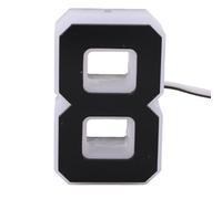 Garosa Numero Civico a LED 8 Elegante Numero Civico Illuminato per Case Moderne Elegante Esterno in Acrilico 1 unità
