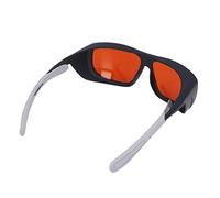 Garosa Occhiali di Sicurezza, Lunghezza D'onda di Protezione Ad Alte Prestazioni 180-540nm e 750-1100 Nm Materiale per PC per Tecnici in Fibra Ottica, Design Umanizzato per il Comfort, (BLACK)