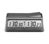 Garosa Orologio Scacchi LEAP, Timer Digitale per Scacchi, Multifunzione, per Giochi Tavolo e 37 Programmi Preimpostati per il Gioco competitivo.