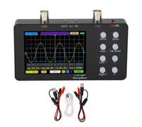 Garosa Oscilloscopio a 2 Oscilloscopio Digitale a Doppio Canale Frequenza di Campionamento 50M Profondità di Memorizzazione 20K Display LCD 3,2 Pollici con Display a 12 Parametri per