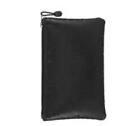 Garosa Panno in fibra di vetro in silicone liquido nero Borsa per documenti Valigetta Portadocumenti impermeabile resistente al fuoco Soldi Laptop Tenere per la casa(27 * 16cm)