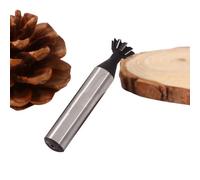 Garosa Punta a Coda di Rondine, Punta per Fresa a Doppio Taglio HSS con Angolo di 60 Gradi per la Lavorazione del Legno e Progetti Professionali