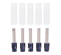 Garosa Punta da Trapano Diamantata a Secco da 5 Pezzi, a Tazza Diamantata Brasata Sotto Vuoto da 8 Mm Cera di Raffreddamento Incorporata per Piastrelle di Ceramica Granito Marmo