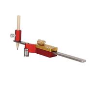 Garosa Righello da Tracciamento 3 in 1, Calibro da Disegno in Lega di Alluminio e Acciaio Inossidabile, Campo di Misurazione Metrico Imperiale 0-140 Mm, Strumento per Altezza profondità Archi