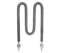 Garosa Riscaldatore per Forno Alettato, Tubo Riscaldante in Acciaio Inossidabile 3500 W con Filettatura M18 X 25, 21,7 Pollici per Forni di Cottura, Aria Condizionata e Settore Automobilistico (380V)