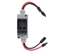 Garosa Scatola Interruttore Solare 40 A, Materiale ABS, Sezionatore Fotovoltaico Impermeabile per Sistemi di Rete e Off-grid