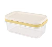 Garosa Scatola per burro, porta burro in plastica con coperchio e taglierina per affettatrice, scatola per burro porta formaggio per frigorifero