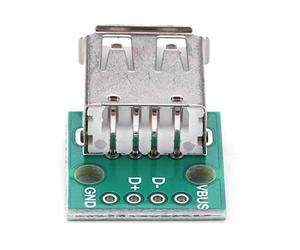 Garosa Scheda breakout USB femmina 4 pin 10 pezzi con connettore DIP 2.5mm per prototipazione rapida di progetti elettronici per hobbisti ingegneri e maker professionisti