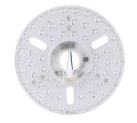 Garosa Scheda LED 6,3 Pollici 24W per Ventilatore a Soffitto, 3CCT Dimmerabile 3000K/4000K/6000K, Funzione Memoria, Compatibile con Dimmer - Sostituzione Luce Fan