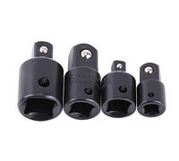Garosa Set Adattatori per Prese 4 Pezzi, Convertitore di Chiavi in acciaio Al Cromo Vanadio per Riparazioni Automobilistiche, Kit di Strumenti da 1/2 a 3/8 e 1/4
