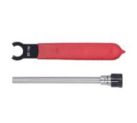 Garosa Set di 2 Prolunghe per Pinza per Fresatrice, Asta di Prolunga per Supporto per Pinza in Acciaio Al Carbonio 40Cr C8 ER11M 100L, Gambo da 8 Mm, Serraggio da 1 a 7 Mm con Chiave per Utenti di