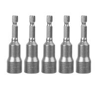 Garosa Set di 5 Chiavi a Bussola Esagonali Magnetiche, Adattatore per Punte Trapano Magnetiche in Acciaio per Utensili, Supporto per Punte Esagonali Magnetiche per Cacciavite
