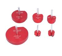 Garosa Set di Alesatori per Tubi in PVC, 6 Pezzi di Taglierina per Raccordi in Alluminio con Dimensioni 3/4 Pollici a 4 Pollici per Punta Trapano 1/2, Kit di Strumenti Idraulici per Riparazione