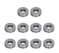 Garosa Set di Cuscinetti a Sfere Reggispinta per Aereo da 10 Pezzi, Cuscinetti in Metallo Rimovibili, Alta Precisione per Ganci e Martinetti per Gru 51100 (51101)